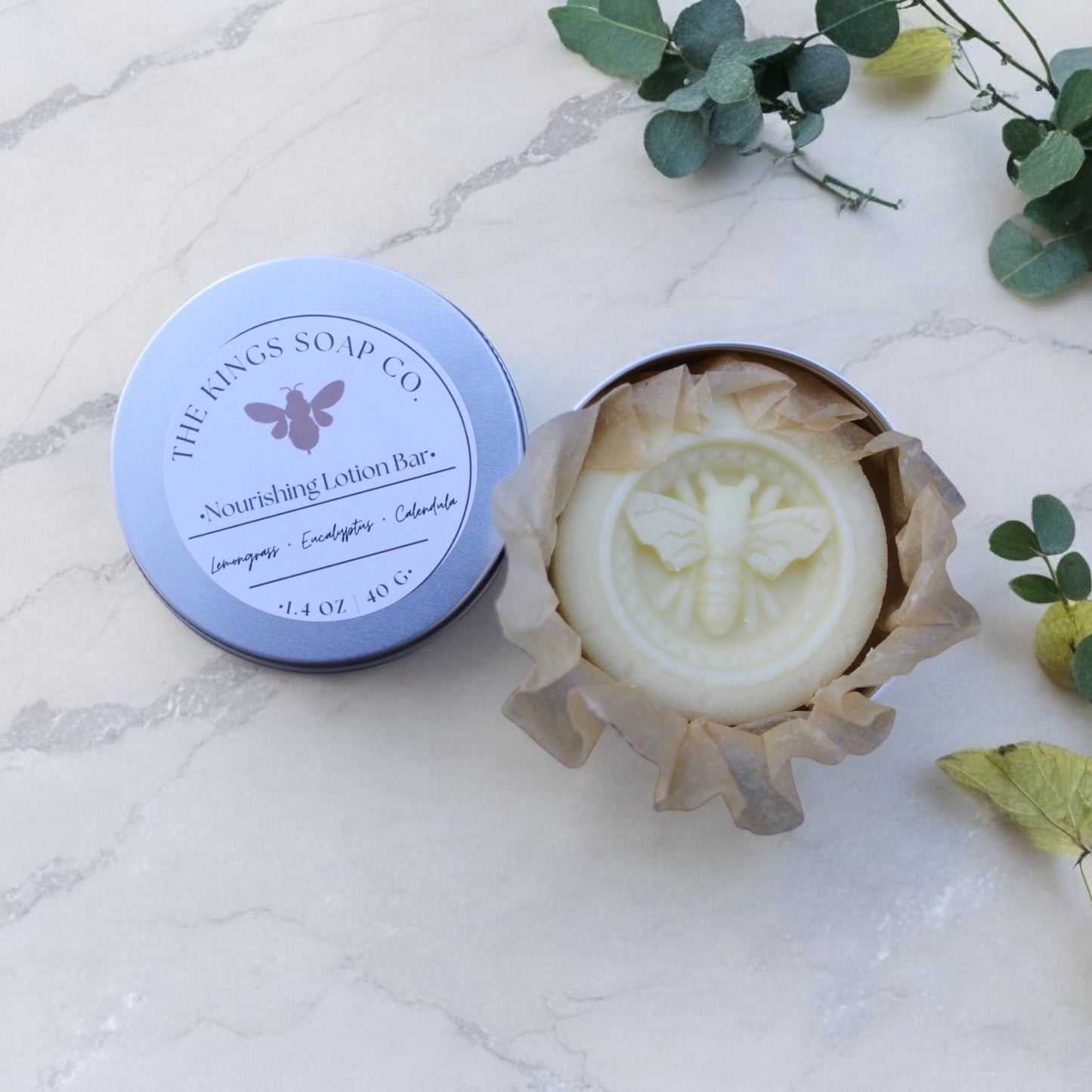 Lemongrass + Eucalyptus Lotion Bar
