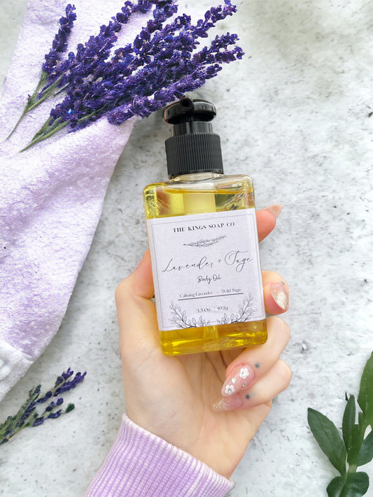 Lavender + Sage Body Oil