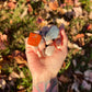 Tumbled Crystal Car Vent Clips